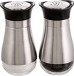 Glass and Stainless Steel Salt And Pepper Shaker - 2 Pcs
