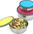 Stainless Steel Food Storage Containers – Set of 3