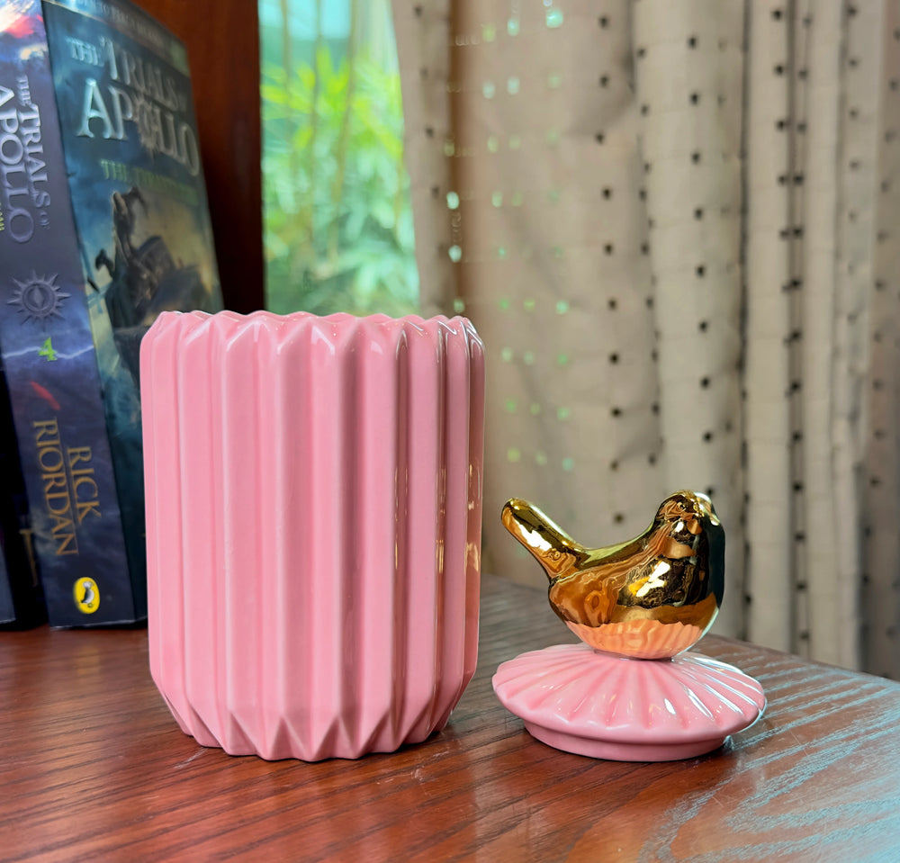 Ceramic Candy Jar with Lid