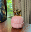 Pink Ceramic Candy Jar