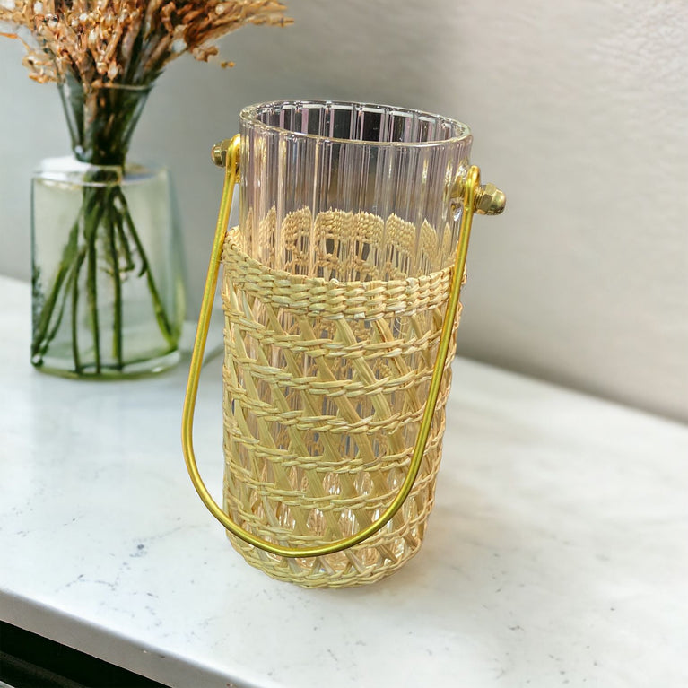 Jute-Wrapped Lantern Jar | Wehomepk