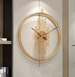 Modern Design Metallic Wall Clock