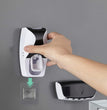 Automatic Toothpaste Dispenser - Toothbrush Holder