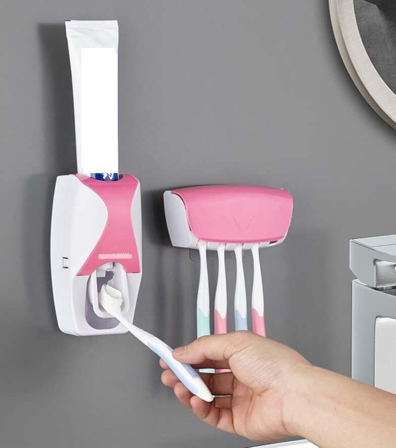 Automatic Toothpaste Dispenser - Toothbrush Holder