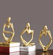 Golden Thinking Mannequins Set - WeHomePk
