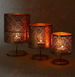 Star Design Golden Candle Lanterns | Wehomepk