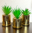 Golden Ceramic Planter Pots