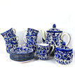 Traditional Pattern Tea Set - Set of 6